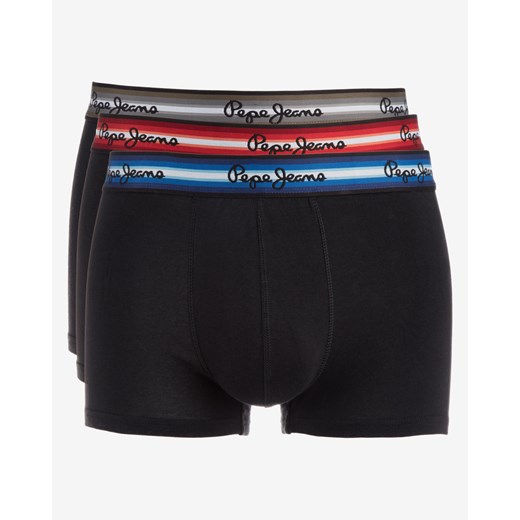 Pepe Jeans Fisher Boxers 3 Piece S Czarny  Pepe Jeans S BIBLOO