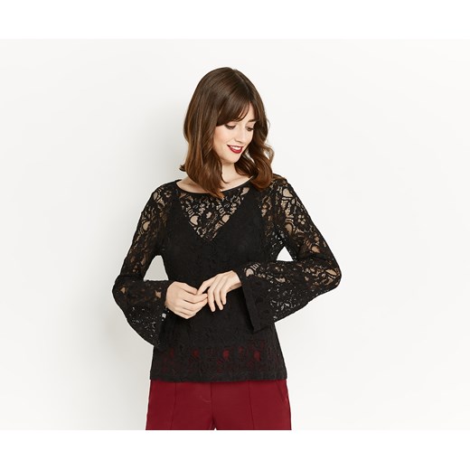 BELL SLEEVE LACE TOP  Oasis   