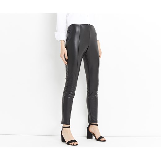 FAUX LEATHER STRETCH LEGGINGS   Oasis  