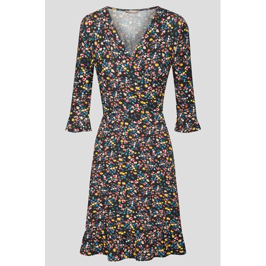 Kopertowa sukienka z jerseyu Orsay szary 44 orsay.com