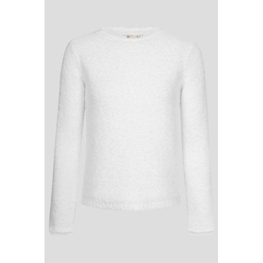 Sweter boucle bialy Orsay L orsay.com