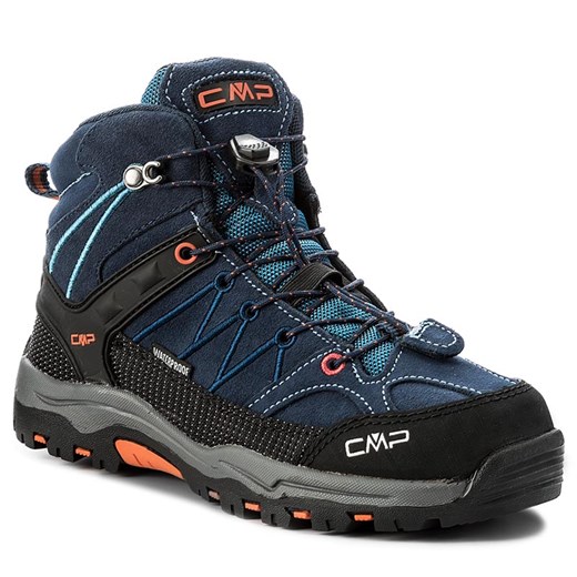 Trekkingi CMP - Kids Rigel Mid Trekking Shoes Wp 3Q12944K 84BD czarny Cmp 37 eobuwie.pl