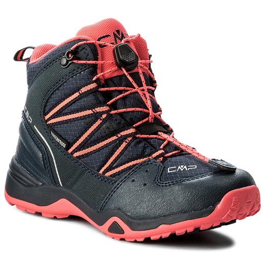 Trekkingi CMP - Kids Sirius Mid Hiking Shoes Wp 3Q48364J Antracite/Red Fluo 95BD szary Cmp 33 eobuwie.pl