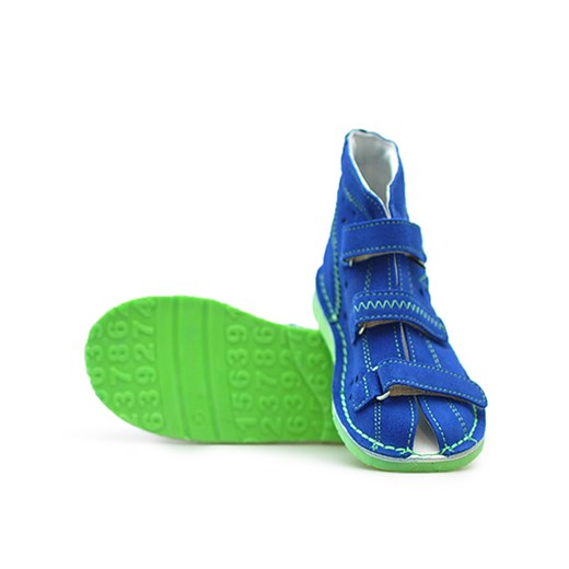Obuwie rehabilitacyjno-profilaktyczne Danielki WZ TA115 Niebieskie fluoz Danielki zielony  Arturo-obuwie