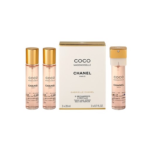 Chanel Coco Mademoiselle woda perfumowana dla kobiet 3x20 ml (3 x napełnienie)