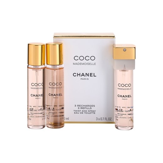 Chanel Coco Mademoiselle woda toaletowa dla kobiet 3x20 ml (3 x napełnienie)