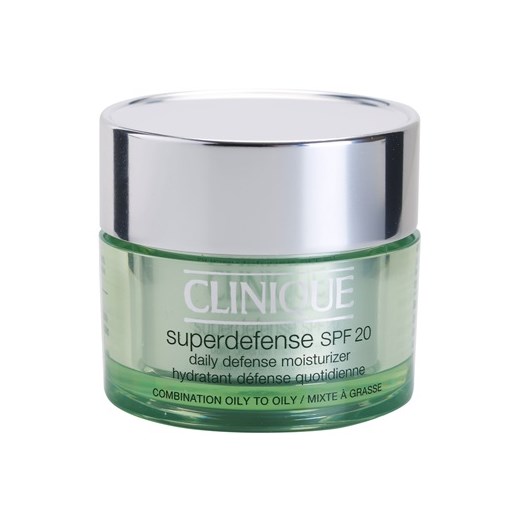 Clinique Superdefense™ krem nawilżająco-ochronny na dzień do skóry tłustej i mieszanej SPF 20  30 ml