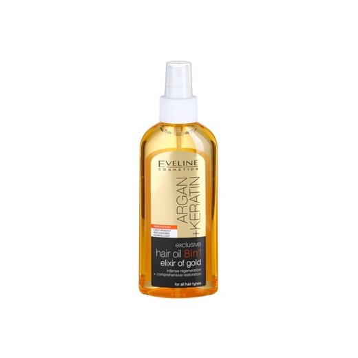 Eveline Cosmetics Argan + Keratin olejek do włosów 8 w 1  150 ml