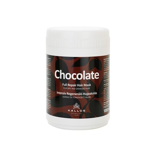Kallos Chocolate maseczka regenerująca do włosów suchych i zniszczonych  1000 ml