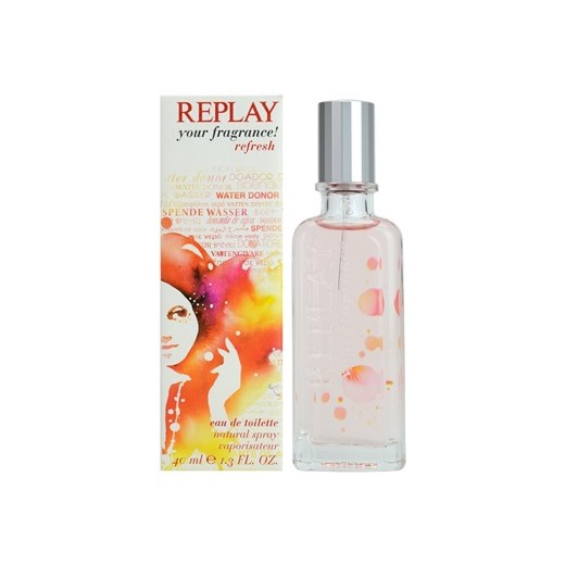 Replay Your Fragrance! Refresh For Her woda toaletowa dla kobiet 40 ml