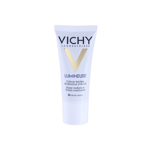 Vichy Lumineuse rozświetlający krem tonujący do skóry suchej odcień 02 Peach/Peche  30 ml