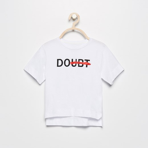 Reserved - Koszulka doubt - Biały
