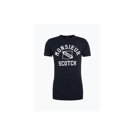 Scotch & Soda - T-shirt męski, niebieski czarny Scotch&Soda L vangraaf