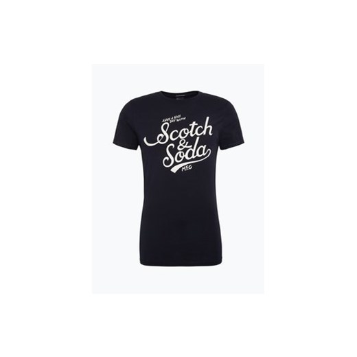 Scotch & Soda - T-shirt męski, niebieski Scotch&Soda czarny S vangraaf