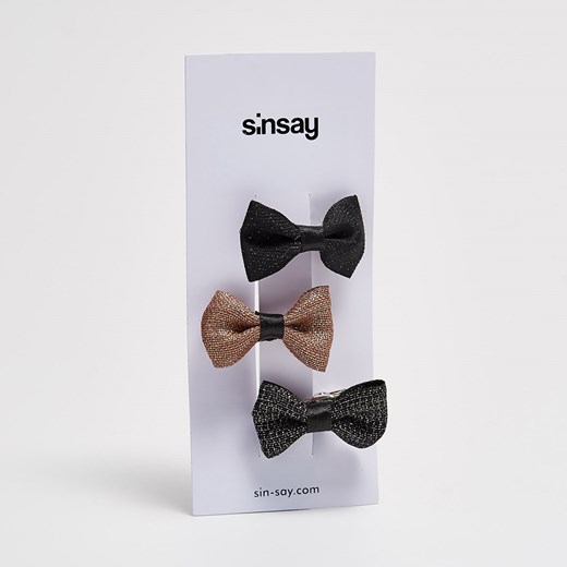 Sinsay - Spinki do włosów kokardki - Wielobarwn  Sinsay One Size 