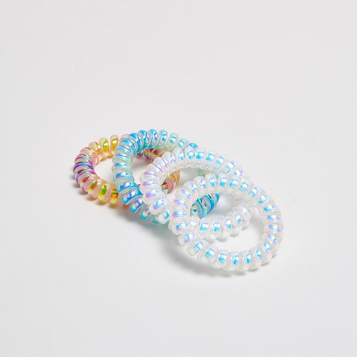 Sinsay - Holograficzne gumki sprężynki - Wielobarwn Sinsay  One Size 