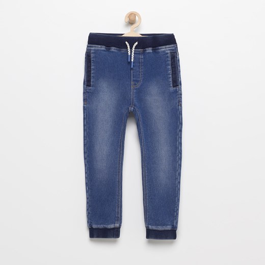 Reserved - Jeansy joggers - Niebieski  Reserved 104 