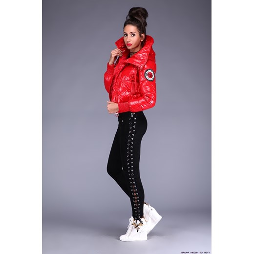 NEGATIV ** Winylowa Czerwień + Logo pomaranczowy Negativ L LUXURYONLINE