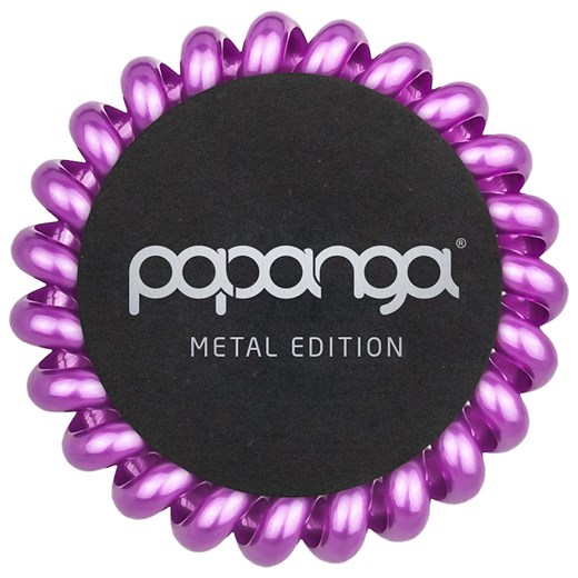 Papanga Metallic Purple Big | Elastyczna gumka do włosów (duża): metaliczny fiolet