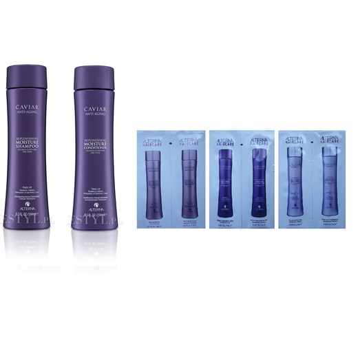 Alterna Caviar Replenishing Moisture | Zestaw nawilżający: szampon 250ml + odżywka 250ml