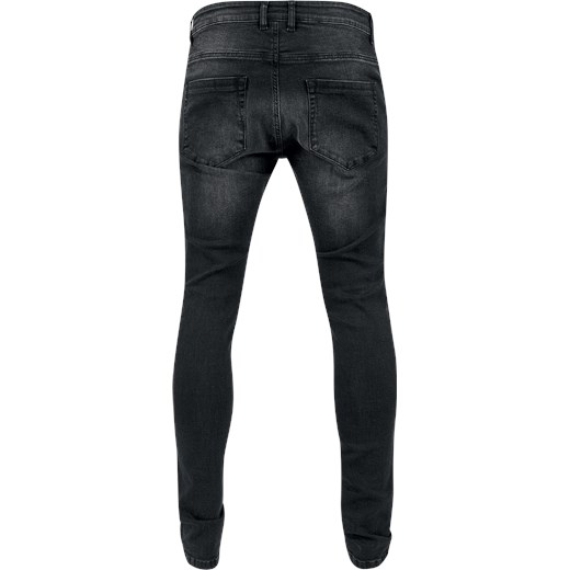 Urban Classics - Slim Fit Biker Jeans - Jeansy - czarny