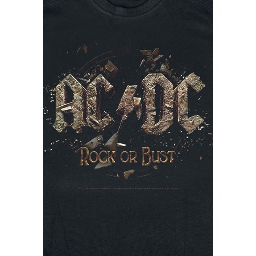 AC/DC - Rock Or Bust - T-Shirt - czarny