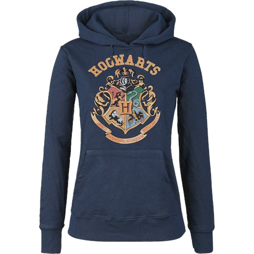Harry Potter - Hogwarts - Bluza z kapturem - granatowy
