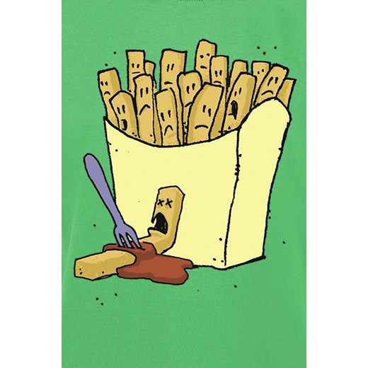 Chips Murder T-Shirt - zielony