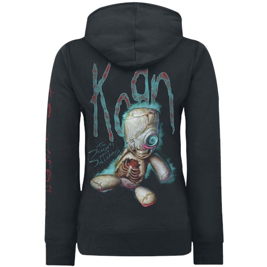 Korn New Doll Bluza z kapturem damska czarny