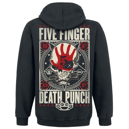 Five Finger Death Punch - Punchagram - Bluza z kapturem - czarny