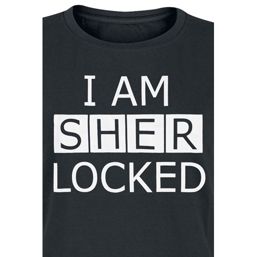 Sherlock - I Am Sherlocked - T-Shirt - czarny
