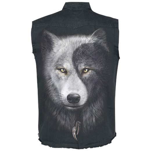 Spiral - Wolf Chi - Koszula z krótkim rękawem - czarny