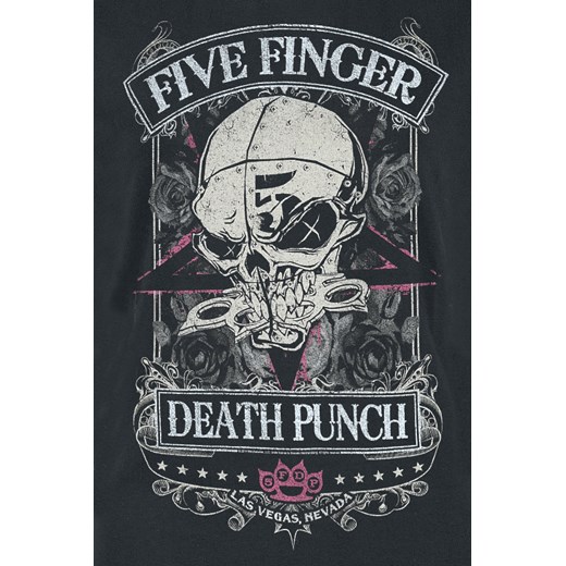 Five Finger Death Punch - Wicked - T-Shirt - Kobiety - czarny