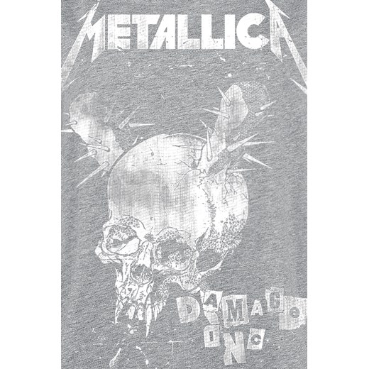 Metallica - Damage Inc - T-Shirt - odcienie szarego