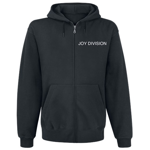 Joy Division Bluza z kapturem rozpinana - czarny