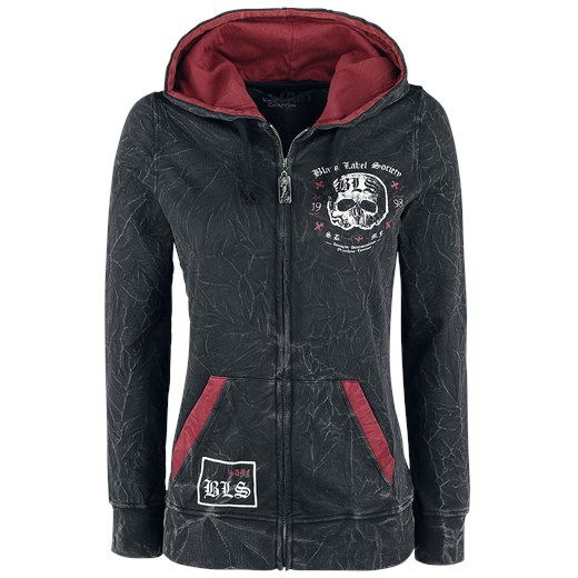 Black Label Society EMP Signature Collection Bluza z kapturem rozpinana damska czarny