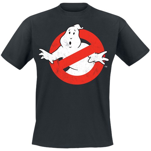 Ghostbusters - Distressed Logo - T-Shirt - czarny