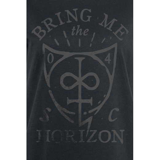 Bring Me The Horizon - Hand Drawn Shield - T-Shirt - czarny