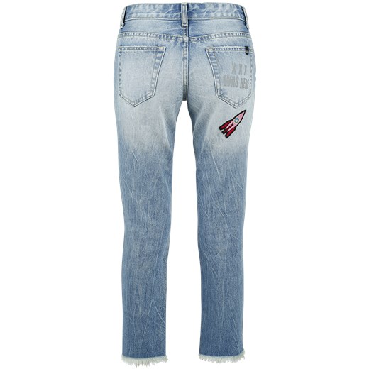 Fashion Victim - Destroyed Patch Jeans - Jeansy - niebieski