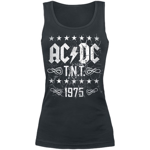 AC/DC - T.N.T. 1975 - Top - czarny