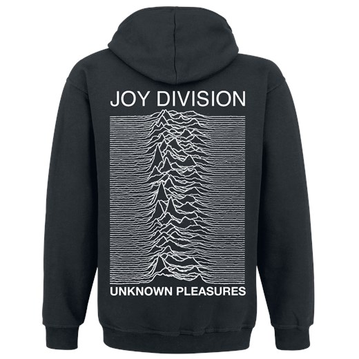 Joy Division Bluza z kapturem rozpinana - czarny