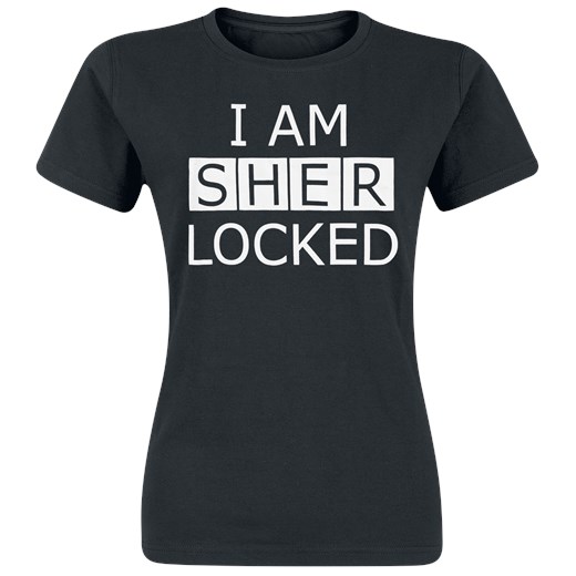 Sherlock - I Am Sherlocked - T-Shirt - czarny