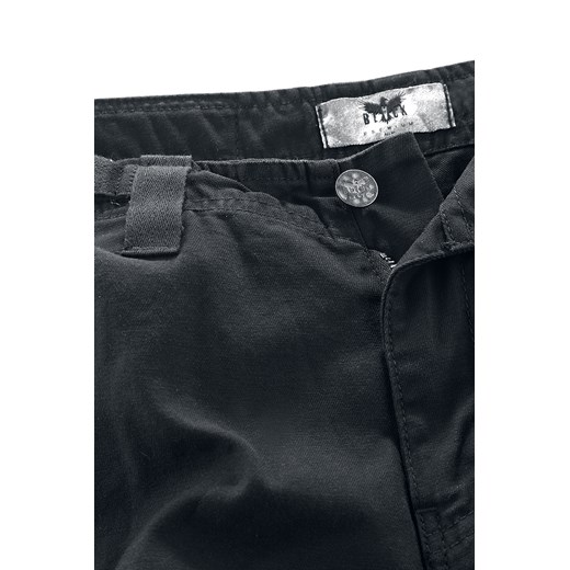 Black Premium by EMP - Army Vintage Shorts - Krótkie spodenki - czarny