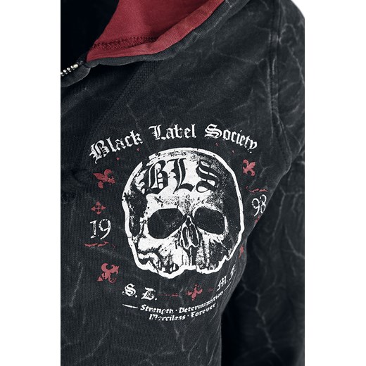 Black Label Society EMP Signature Collection Bluza z kapturem rozpinana damska czarny