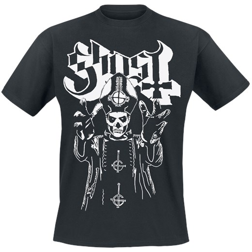 Ghost - Pope&apos;s Wrath - T-Shirt - czarny