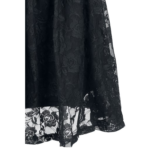 Forplay - Lace Covered Skirt - Spódnica krótka - czarny