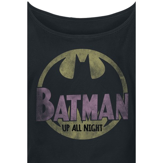 Batman - Up All Night - T-Shirt - czarny