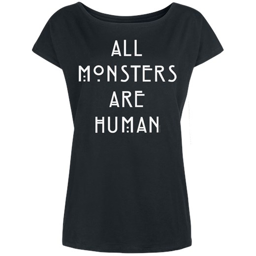American Horror Story - All Monsters Are Human - T-Shirt - czarny