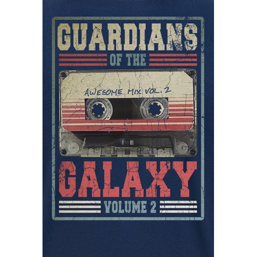 Guardians Of The Galaxy - 2 - Mixtape Vol. 2 - T-Shirt - granatowy