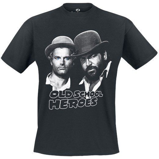 Bud Spencer - Oldschool Heroes - T-Shirt - czarny